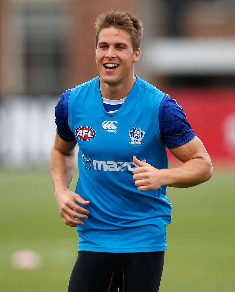 AFL 2015 Training - North Melbourne 170915 Andrew Swallow is ramping up his recovery from surgery on both knees - ${keywords}